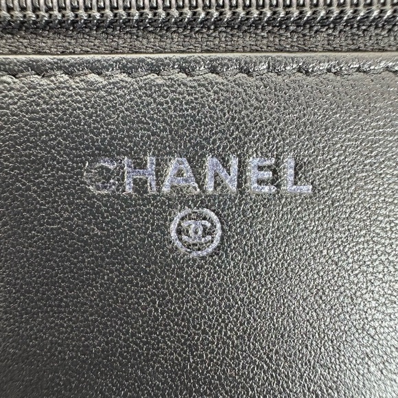 SOLD - CHANEL Wallet on Chain – Black Calfskin, Series 21 (Color Changed) - Picture 13 of 16